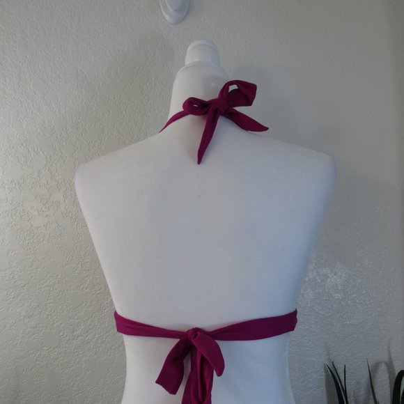 prAna Bikini Top Sz XS String Tie Striped - Picture 5 of 7